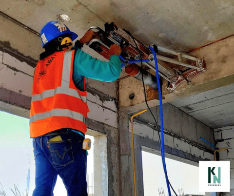 เจาะพื้นคอนกรีต